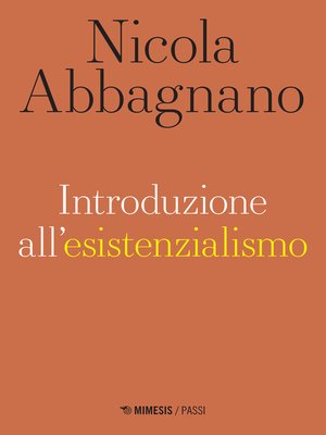cover image of Introduzione all'esistenzialismo